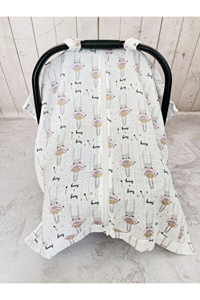 JUNİPERUS Fermuarlı Müslin Bezi Puset Örtüsü