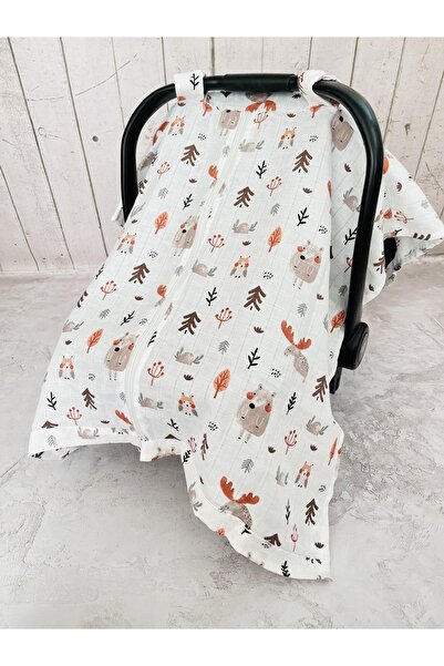 JUNİPERUS Fermuarlı Müslin Bezi Puset Örtüsü