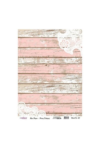 Cadence Rice Decoupage Paper Model 401