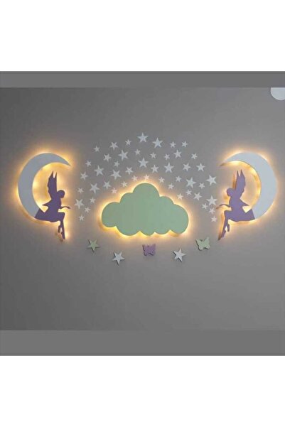 woodengifts Çocuk Odası Dekoratif Aydınlatma Gece Lambası
