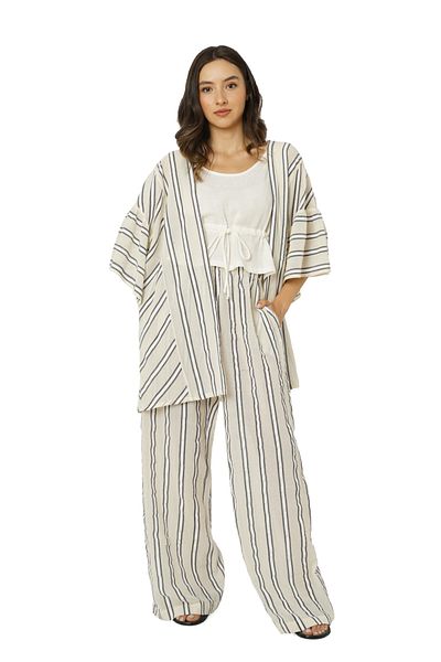 NEVHİS Screechy 100% Cotton Kimono