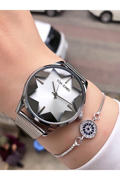 Tom Jones Kadın Kol Saatı Hasır Celık Su Gecırmez Garantılı Orjınal Bileklik