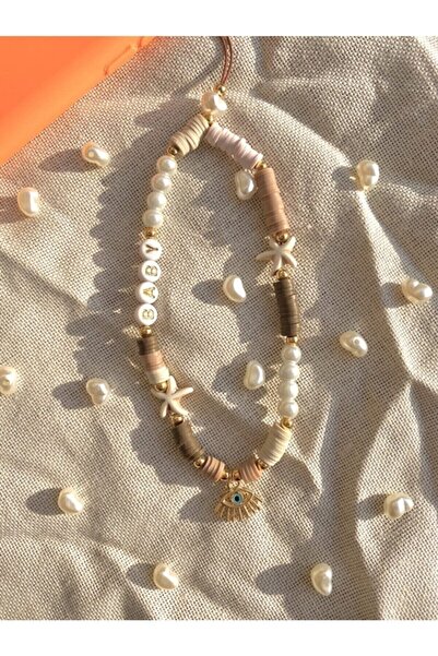 Karlay Fimo Boncuk Telefonn Askısı Telefon Charmı Baby Göz