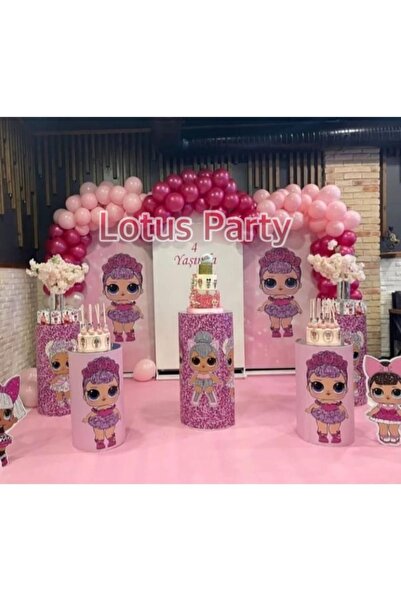 LOTUS PARTY 50 komada set balona za lutke Lol sa temom balona (fuksija - roza...