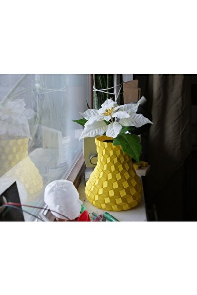 TuransoyCraft Pixerstick Kübik Dekoratif Vazo