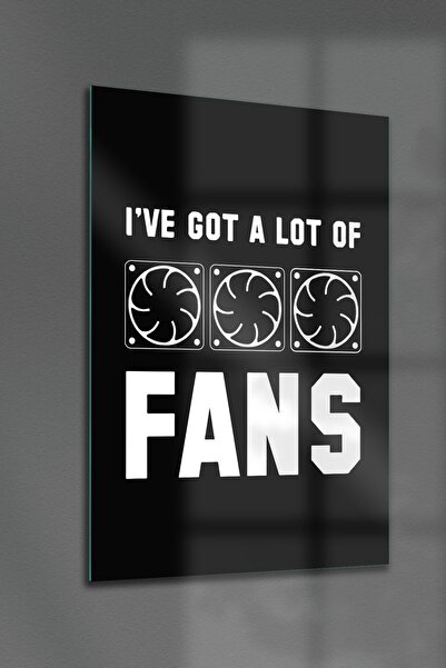 Decovetro Lot de fani ai tablelor de sticlă pentru jucători