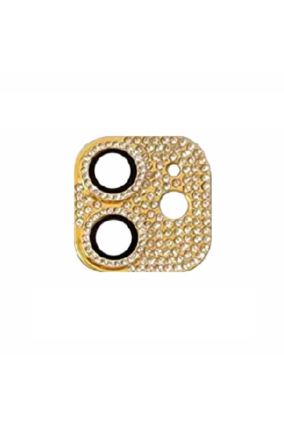 UnDePlus Iphone 11 Uyumlu Full Taşlı Kamera Lens Koruyucu Çerçeveli Koruyucu ...