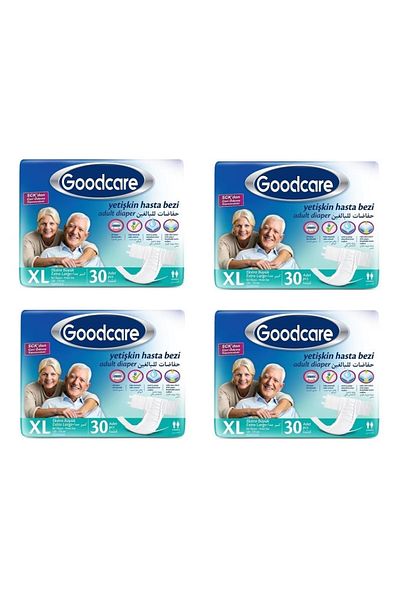 Goodcare X-large (extra Large Size) Patient Diapers with Waistband 120 Pieces
