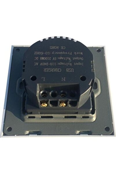 KEEPRO مثبت على السطح بمنفذين USB 2.0 بمقبس 5 فولت 2100 مللي أمبير