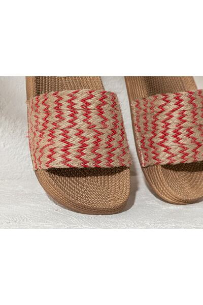 English Home Papuci de casă pentru femei Coastal Rope 36 Roșu