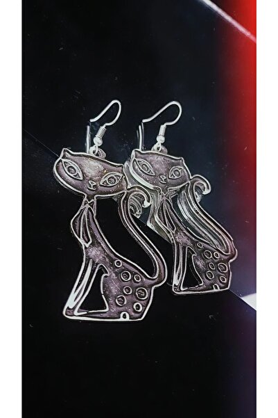 açılım collection Kadın Antik Gümüş Kaplama Küpe