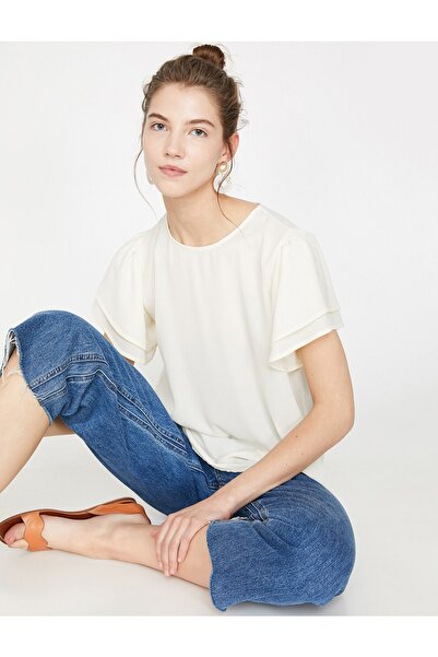 Koton Sleeve Detailed Blouse