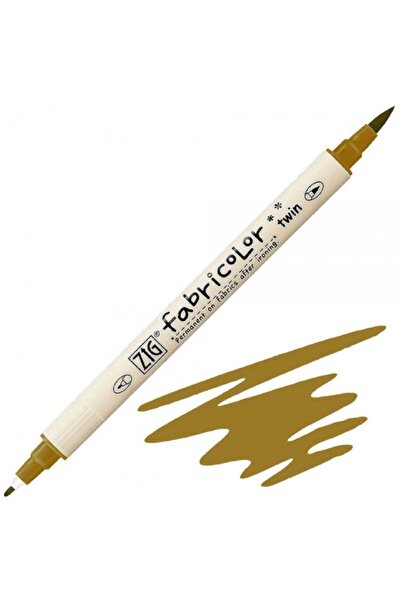 Zig قلم قماش مزدوج ماركر من القماش بلون الشوفان الداكن 066