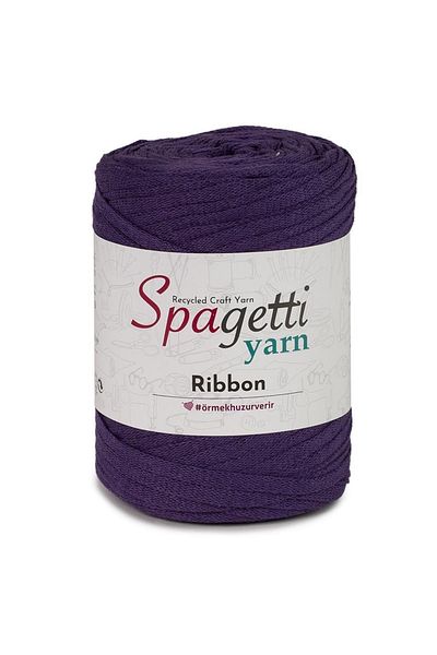 Spagettiyarn Μωβ κορδόνι κορδόνι