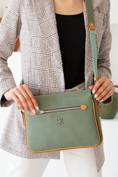 Lifonbag Women's Long Cross Strap 5 Compartment Shoulder Bag