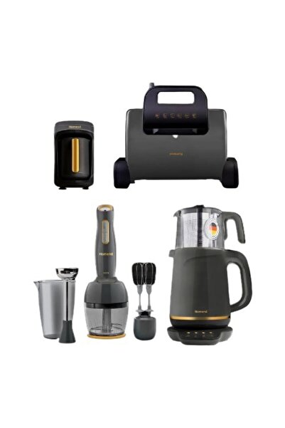 HOMEND Gold Serisi Elektrikli Çeyiz Seti Antrasit