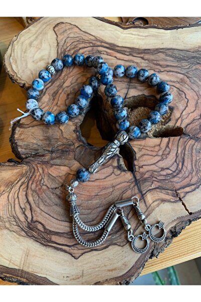 parze doğaltaş K2 Jasper - Azurit Mărgele de rugăciune moi