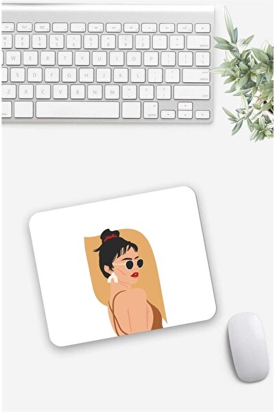 Gizeo Concept Set de 6 mouse pad-uri cu model de față abstractă