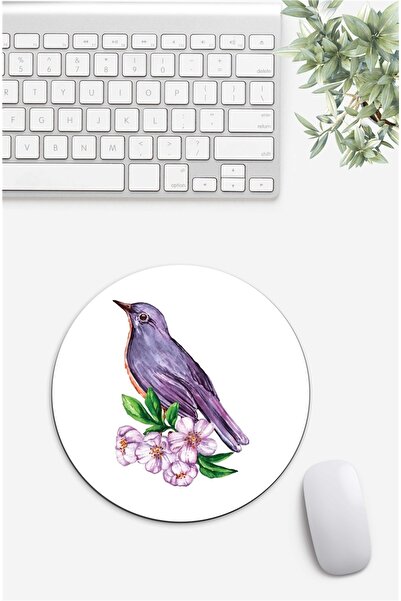 Gizeo Concept 3 Mouse Pad cu modele de flori și păsări