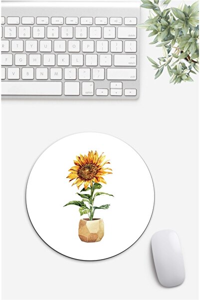 Gizeo Concept Set de 2 mouse pad cu model floarea soarelui