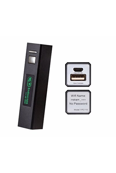 SYNOPE Towode Wifi Su Geçirmez Endoskop Mini Kamera 1200p Sert Kablo 8mm 8 Le...