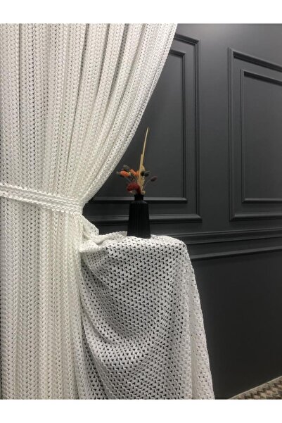 rendecioğlutekstil Fon Perde Fileli Palavan Desen 4 Renk Seçeneği