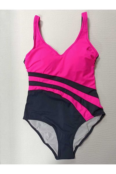 Laura Baresse Black Pink Swimsuit