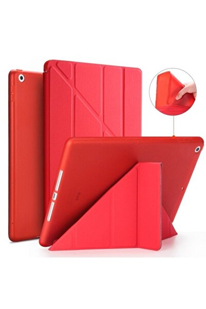 UnDePlus Ipad 2 3 4 Kılıf Trifolding Arkası Silikon Smart A1395 A1396 A1397 A...