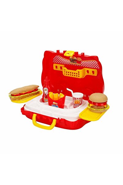 Barbie Çantalı Hamburger Seti 25 Parça