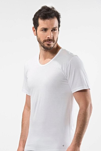 Cacharel Ανδρικό εσώρουχο με λαιμόκοψη 5 τεμαχίων από 100% βαμβάκι