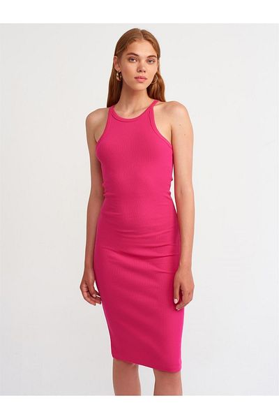 Dilvin 9095 Halter Neck Dress