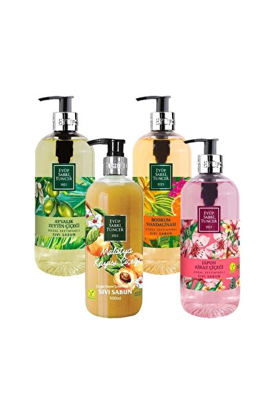 Eyüp Sabri Tuncer 4 عبوات صابون سائل 500 مل