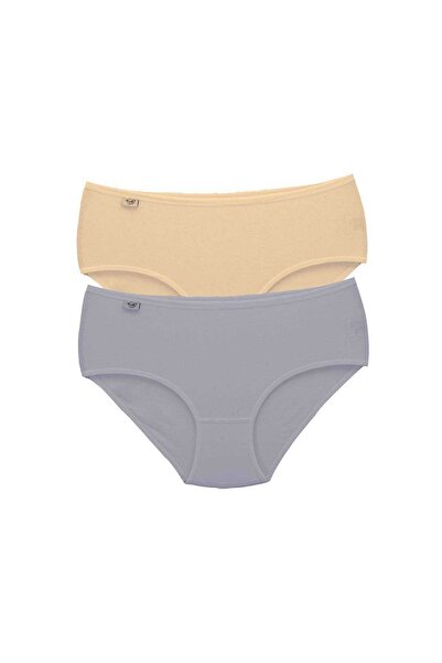 Tutku 2Pcs Women's High Waist Bato Thin Rubber Panties S8