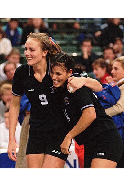 MOLTEN Women's Black Hybrid Volleyball Tights