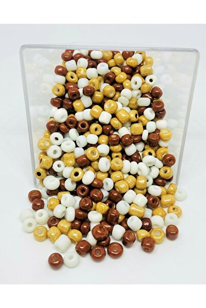 yağmur gökçe Mărgele de nisip mixte (40 GR) - 5 - cafea și muștar și alb