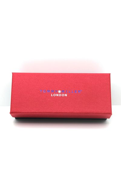 Tommy Red Glasses Container