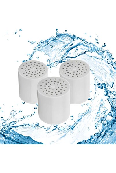 mak supply 3 Adet Standart Duş Filtrenin Yedek Kartuşu