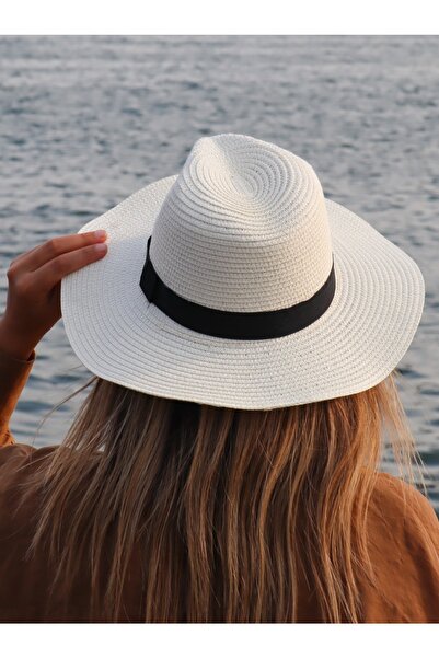 Shopiolog Дамска сламена шапка Fedora