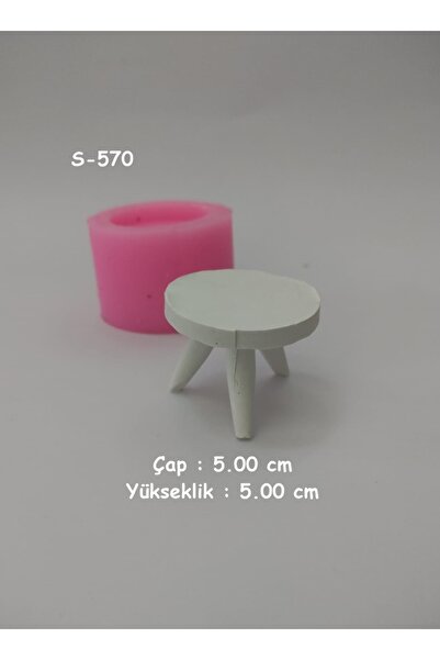 AnkaHobiMarket Ayaklı Saksı Altlığı (ORTA) Silikon Kalıp