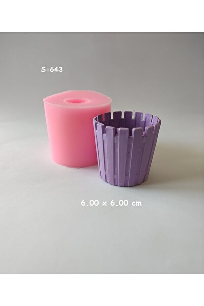 AnkaHobiMarket Sukulent Saksı Silikon Kalıp