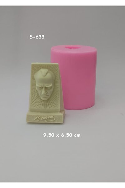 AnkaHobiMarket Atatürk Büst Silikon Kalıp