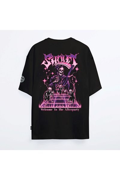 Shout Υπερμεγέθη Welcome To The Afterparty Unisex T-shirt