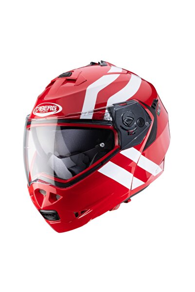 Caberg Duke 2 Superlegend Kırmızı Beyaz Motosiklet Kaskı + Pinlock