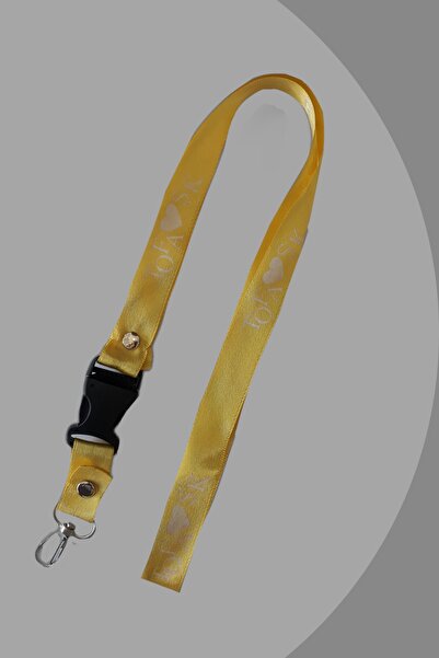 TUSBA MARKET Curea pentru oglindă auto galbenă cu logo Tofaş și frânghie pent...