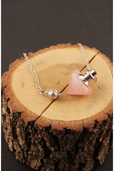 OSMANLI DOĞAL TAŞ باندول من حجر الكوارتز الوردي المعتمد - S002