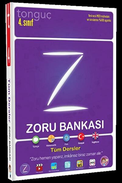 Tonguç Akademi Yayınları 4. Sınıf Tüm Dersler Zoru Bankası 2022