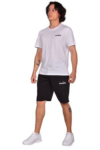 Diadora Mesa - Βαμβακερό μαύρο αθλητικό σορτς - Mesa