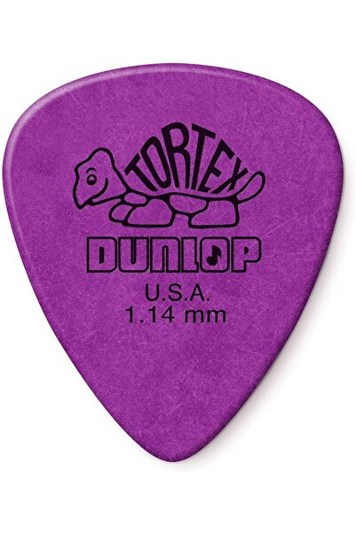 DUNLOP 418b1.14 Tortex 1 Adet Pena - 1.14 Mm. Gitar Penası
