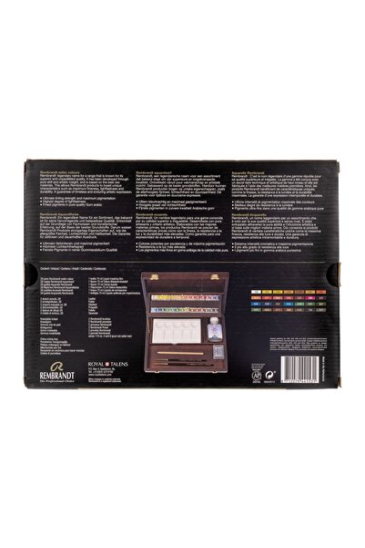 Rembrandt Prof. Tablet Sulu Boya Seti - Ahşap Kutu 28 Renk (general Selectıon)