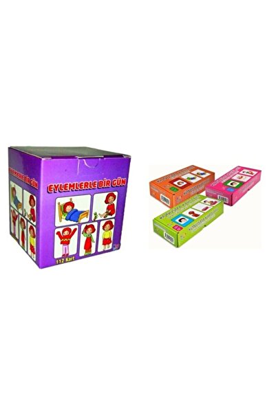 Genel Markalar Konuşma Kartları 3lü Set Ve Eylemlerle Bir Gün (TOPLAM 4 SET) ...